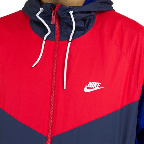 nike windbreaker weiß rot blau